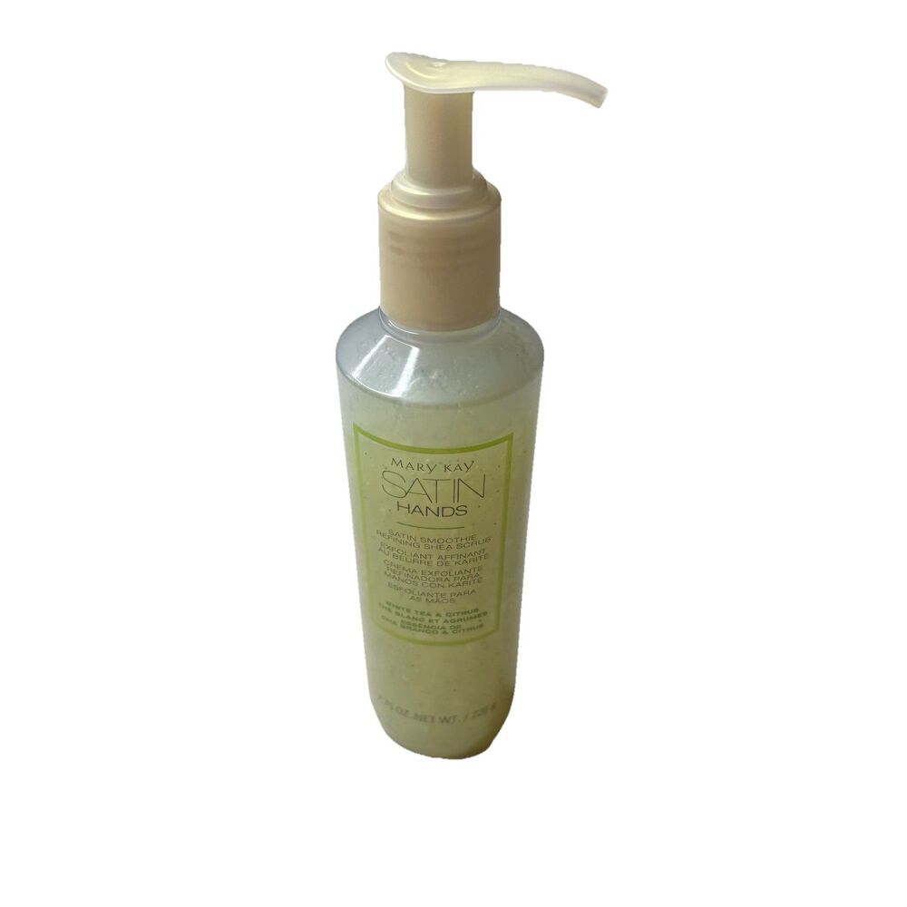 Mary Kay Satin Hands Refining Shea Scrub, White Tea/Citrus (7.75 oz)